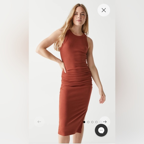 Wren Ribbed Midi Dress - Picture 1 of 3